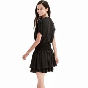 Banana Republic Embroidered Tassel Black Dress S